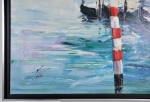 Antonio  Palmieri - Antonio Palmieri  Venetië - olie op doek - 90x120 cm