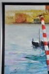 Antonio  Palmieri - Antonio Palmieri  Venetië - olie op doek - 90x120 cm