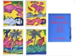 M�moire de Bali - Portfolio met vier litho
