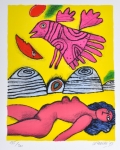 Guillaume Corneille - Mémoire de Bali - Portfolio met vier litho's