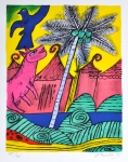 Guillaume Corneille - Mémoire de Bali - Portfolio met vier litho's