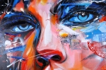 Loïc Tuhal - Visage - Olie op doek - 90x120 cm