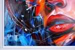 Loïc Tuhal - Visage - Olie op doek - 90x120 cm