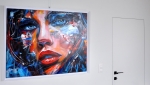 Loïc Tuhal - Visage - Olie op doek - 90x120 cm