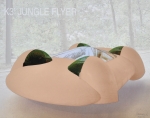 Panamarenko  - K3 Jungle flyer - kleurendruk met diepdruk