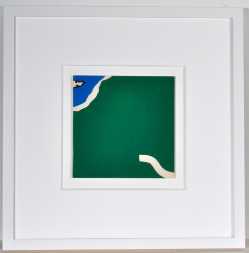 Raoul De Keyser - Landschap met buis - zeefdruk