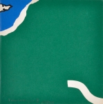 Raoul De Keyser - Landschap met buis - zeefdruk