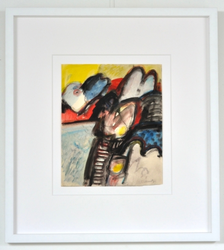Jan Cobbaert - Avond - Gouache - 1974