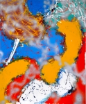 Sala   - Brouwersdam - acryl op paneel - 110x95 cm