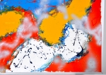Sala   - Brouwersdam - acryl op paneel - 110x95 cm