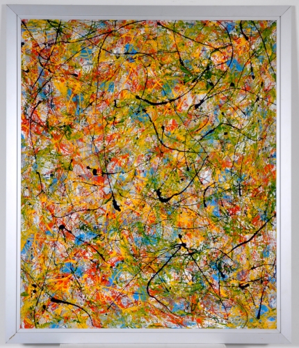 Sala - acryl op paneel - 110x95 cm