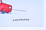 Kamagurka  - Autocorrectie - Originele cartoon - Ingelijst