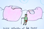 Kamagurka  - Tenen era - Original cartoon - Framed