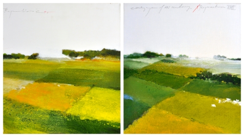 Martin Baeyens - Lot of 2 - Acrylic on canvas