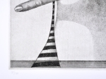 Roger Wittevrongel - Loose shoulder strap - etching, varnish sleeve and aquatint