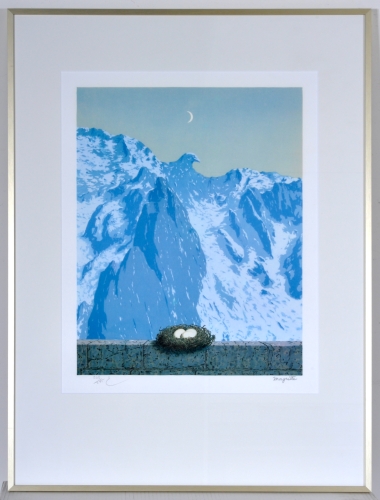 Rene Magritte - Le domaine d'Arnheim - lithograph - Framed