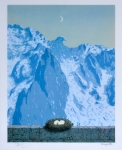 Rene Magritte - Le domaine d'Arnheim - lithograph - Framed