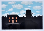 Rene Magritte - L'empire des lumières - lithograph - Framed