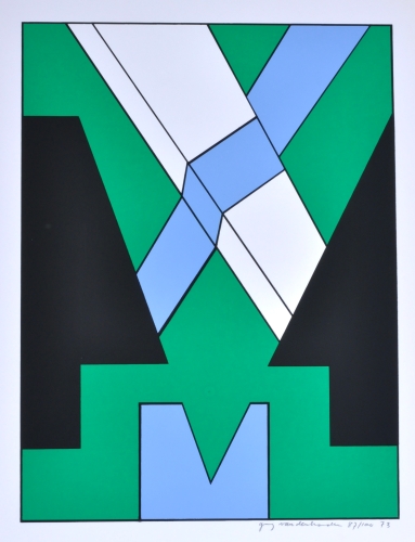 Guy Vandenbranden - Screen print - Signed - 40x30 cm - 1973
