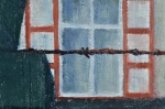 Henri Vandermoere - Farm with bus n° 2 - oil on canvas - 60x50 - 1983