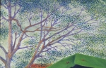 Henri Vandermoere - Farm with bus n° 2 - oil on canvas - 60x50 - 1983