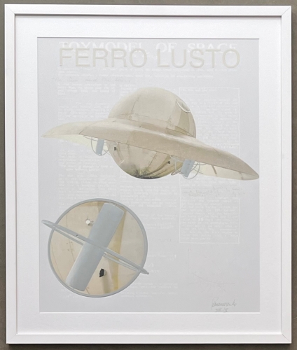 Panamarenko - Ferro Lusto - color print with intaglio - framed