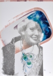 color screen print - n� III/XXV + poem Frans Boenders