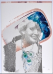 Pol Mara - color screen print - n° III/XXV + poem Frans Boenders