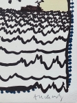 Pierre Alechinsky - Lithograph: *Le Volturno*, Clot & Bramsen, 1989