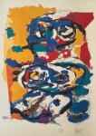 Karel Appel - You and Me, 1962  Artists proof (ea)  Lithograph