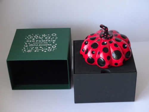Yayoi Kusama - Red and Black pumpkin