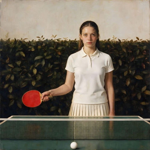 MR Strange Gitard - Marie Joue au Tennis de Table