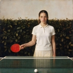 Marie Joue au Tennis de Table