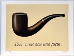 René Magritte - Ceci nest pas une pipe - Lithografie - 45x60 cm