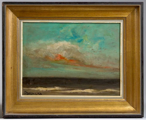 Paul Permeke - Marine - Olie op paneel - 30x40 cm