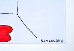 Kamagurka  - Kind regards - Original cartoon - Framed
