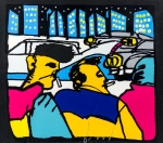Herman Brood - City life - zeefdruk - ingelijst