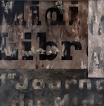Paul  Wiggers  - Midi Libre - olie op paneel - 100x100 cm - incl. cataloog