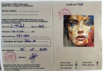 Loïc Tuhal - Visage - Olie op doek - 100x100 cm