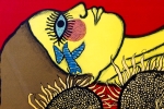 Guillaume Corneille - L'oiseau jaune - lithograph - framed