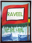 Raveel op de Leie - zeefdruk - 1971