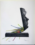 Paul Van Hoeydonck - Screen print - Signed - 54x42 cm - 1977