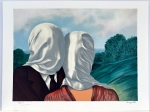 René Magritte - Les amants - Lithografie - 45x60 cm