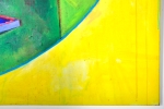 Bob Lens - Masker Espace - olie op doek - 140x200 cm