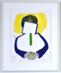 Roger Raveel - Meditatie - litho - ingelijst