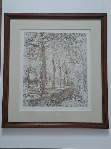 Emile Claus - The main road - Litho 95/100