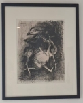 Roger Wittevrongel - abstract composition with bird