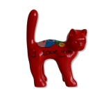 I love you cat red unique