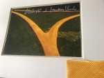 Christo Javacheff - Wrapped walk ways - including original piece of fabric!
