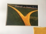Christo Javacheff - Wrapped walk ways - including original piece of fabric!